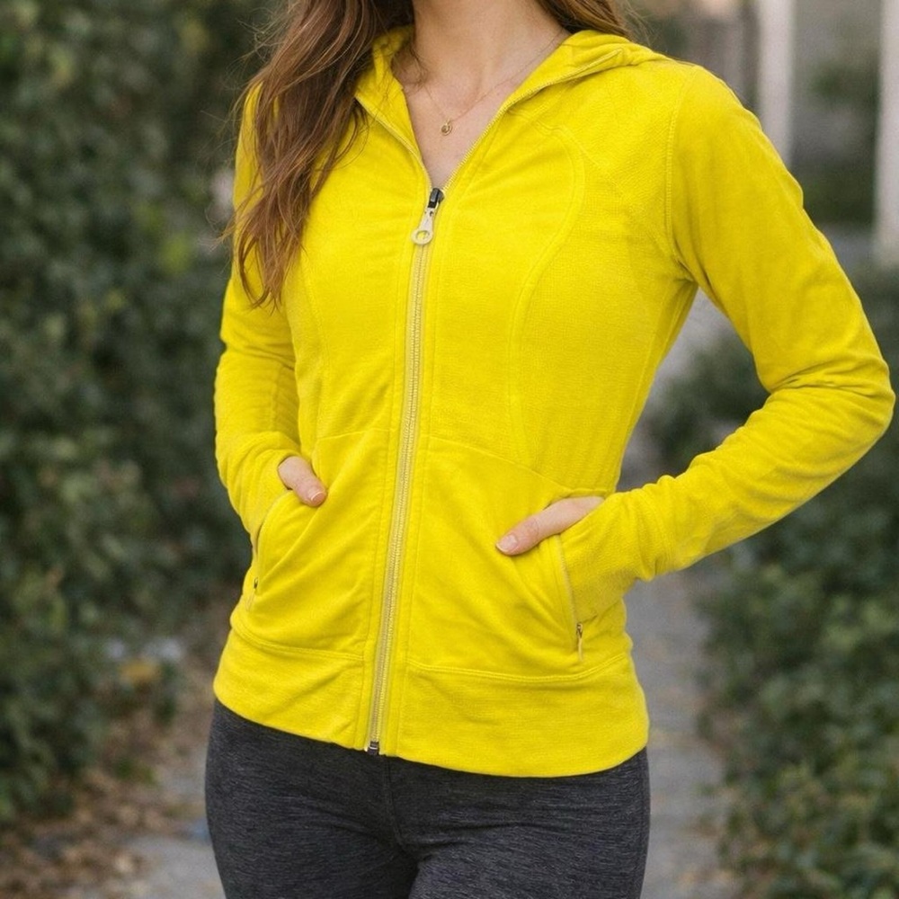 Lululemon Athletica Vibrant Yellow Jacket